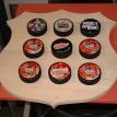 Hockey puck plaque 